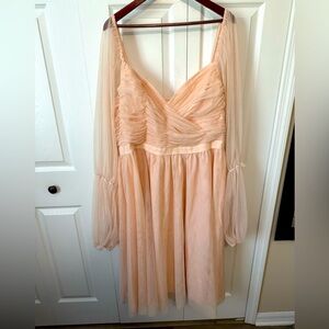 Nabela Noor X ELOQUII NWT size 20 puff sleeve dress